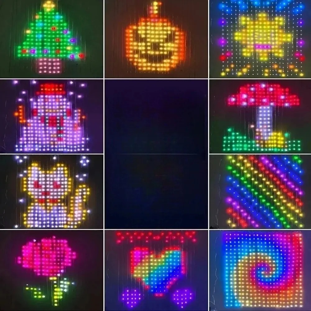 Home Lighting And Decor - Lampu Tirai LED dengan Kontrol Aplikasi