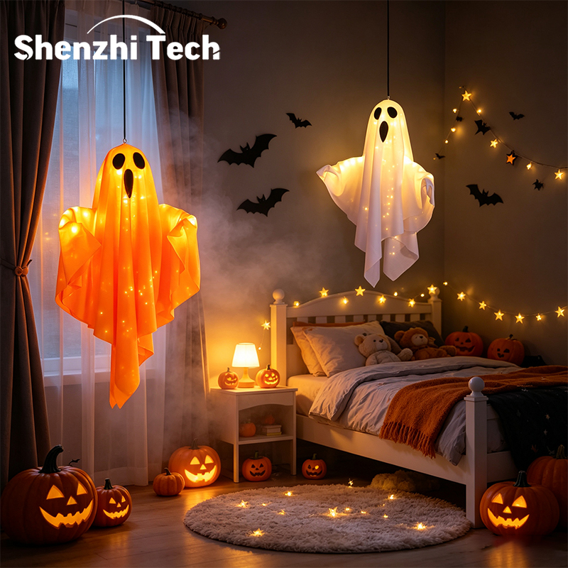 Lighting Decor For Bedroom - Lampu Hantu Halloween yang Dapat Digantung