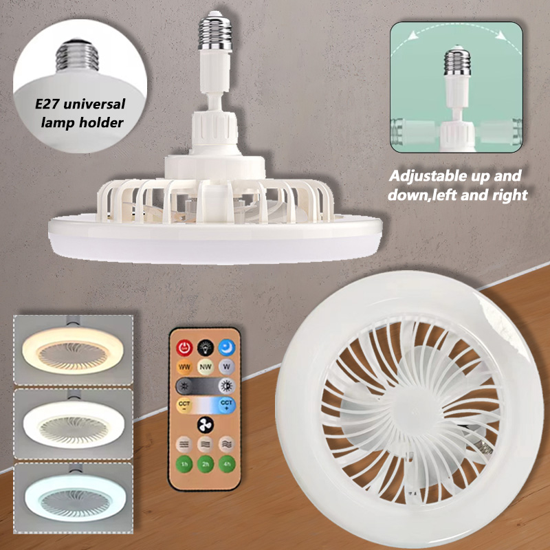 Decor Lighting Ceiling Fans - Lampu Kipas langit-langit 2 In 1,