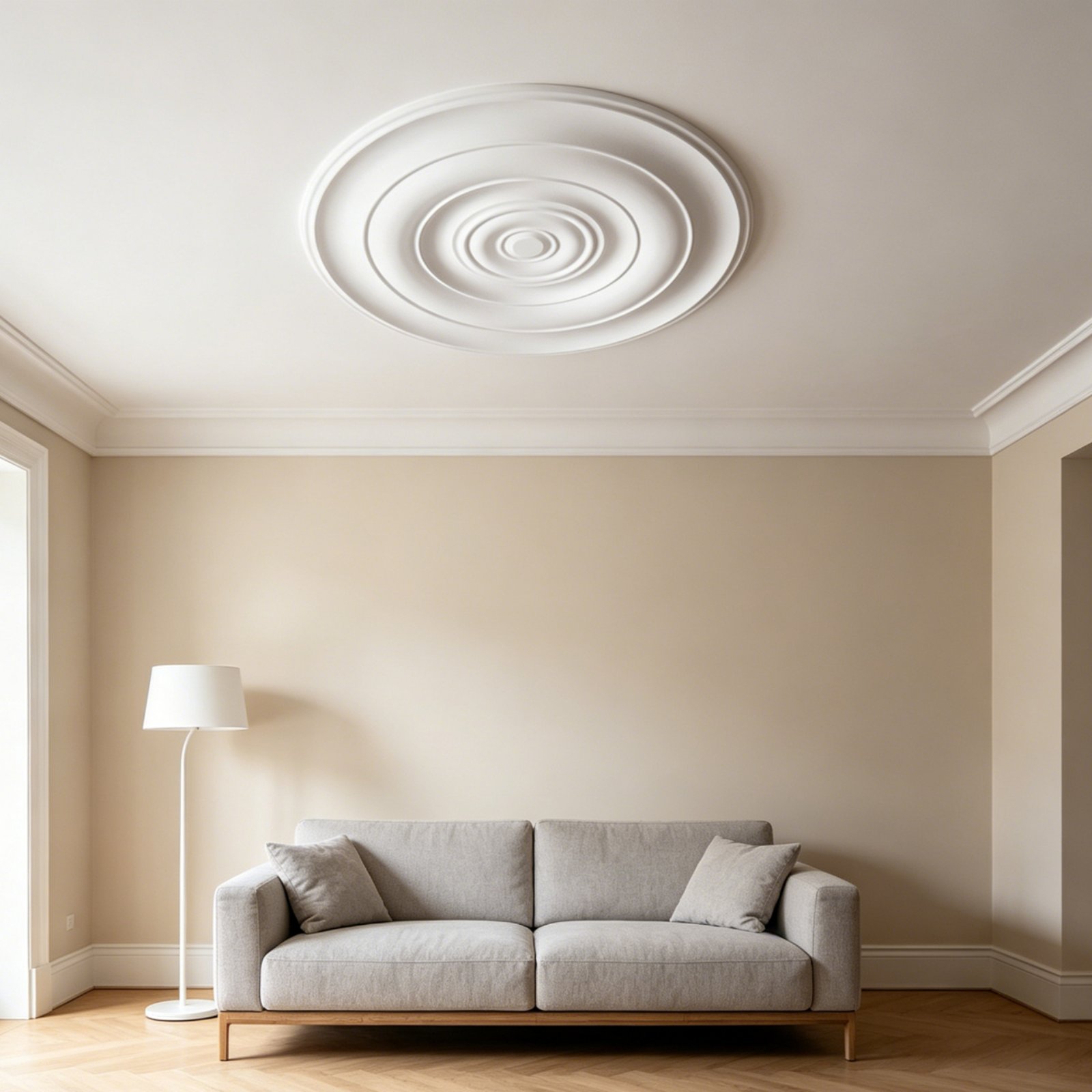 Lightings Decoration - Medali Plafon Bulat Desain Eropa Hiasan