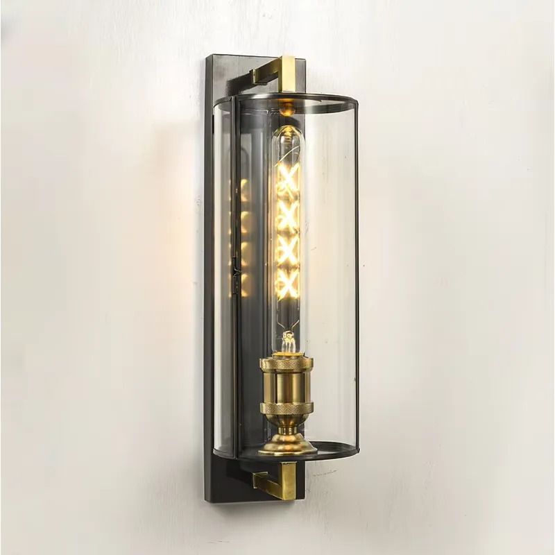 Room Decor Lighting Lamp - Lampu Gantung Led Silinder Emas Modern