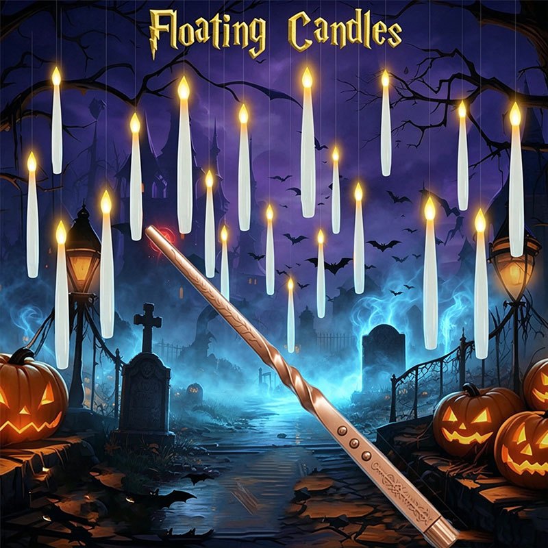 Lighting Decor Ideas - Lilin Ajaib Mengambang dengan Tongkat, Lilin