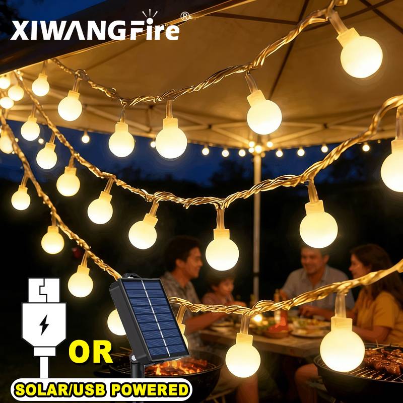 Lampu String Tenaga Surya/USB/ - Lighting Decor Ideas ulasan dan harga