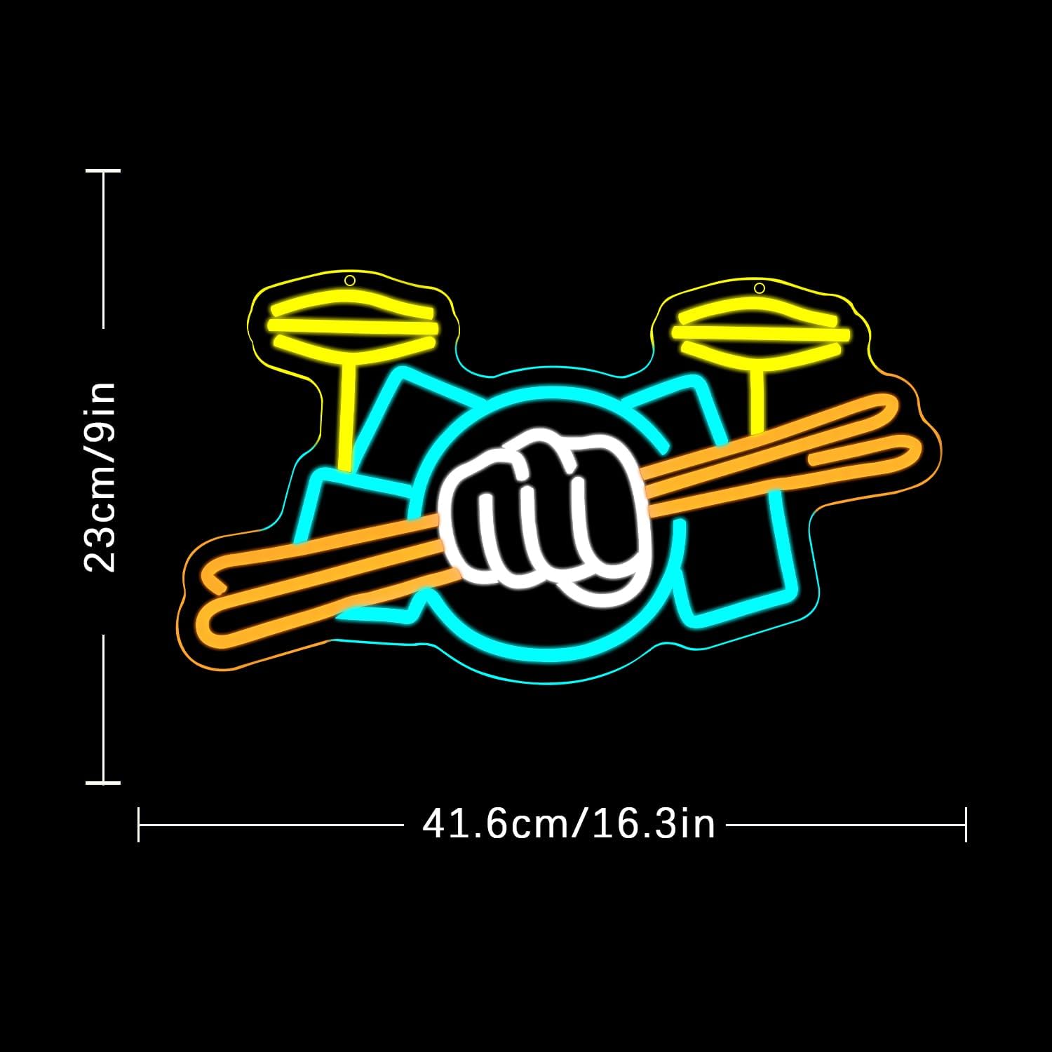 Lampu Neon LED Set Drum Berten - Lighting Decor Ideas ulasan dan harga