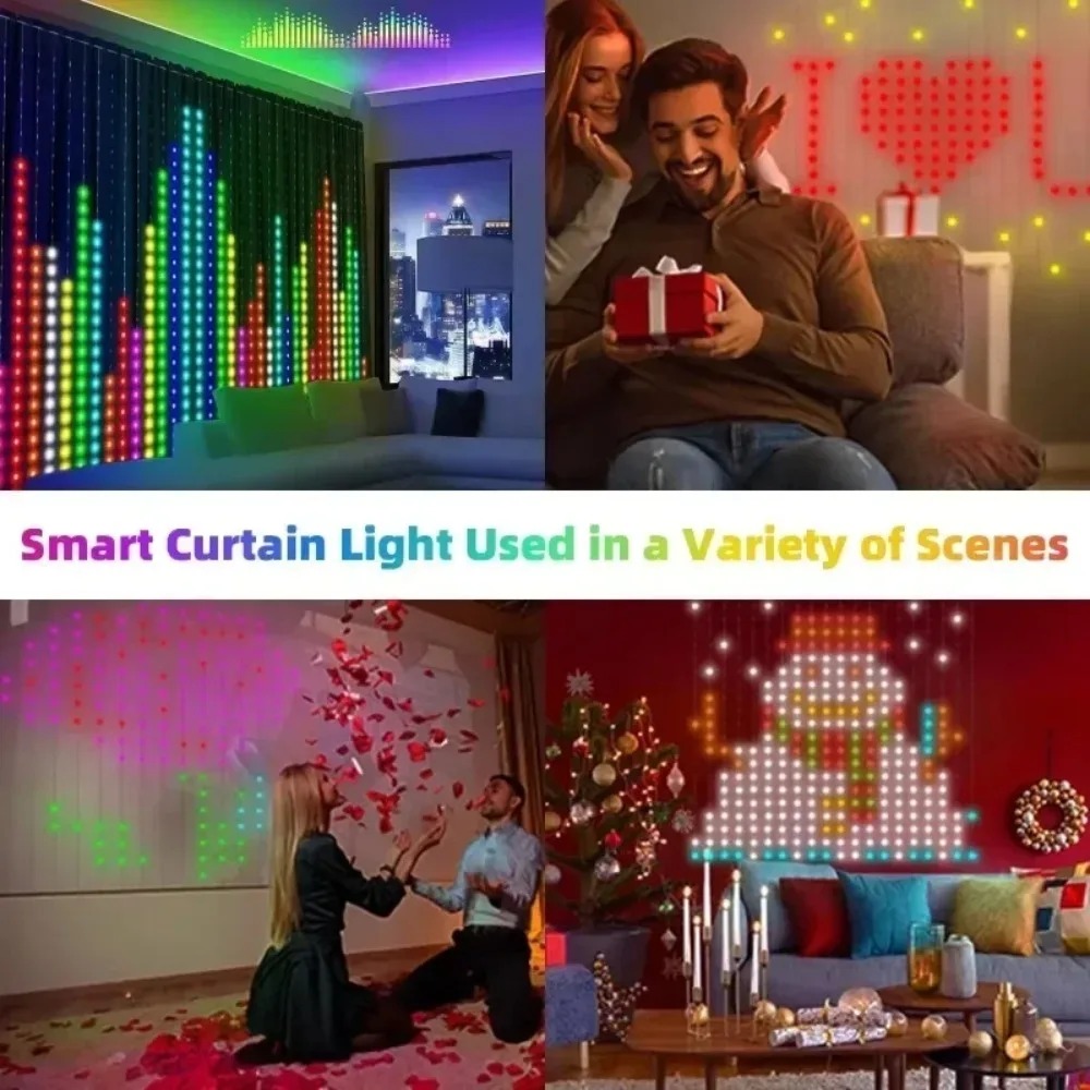 Lampu Tirai LED dengan Kontrol - Home Lighting And Decor ulasan dan harga