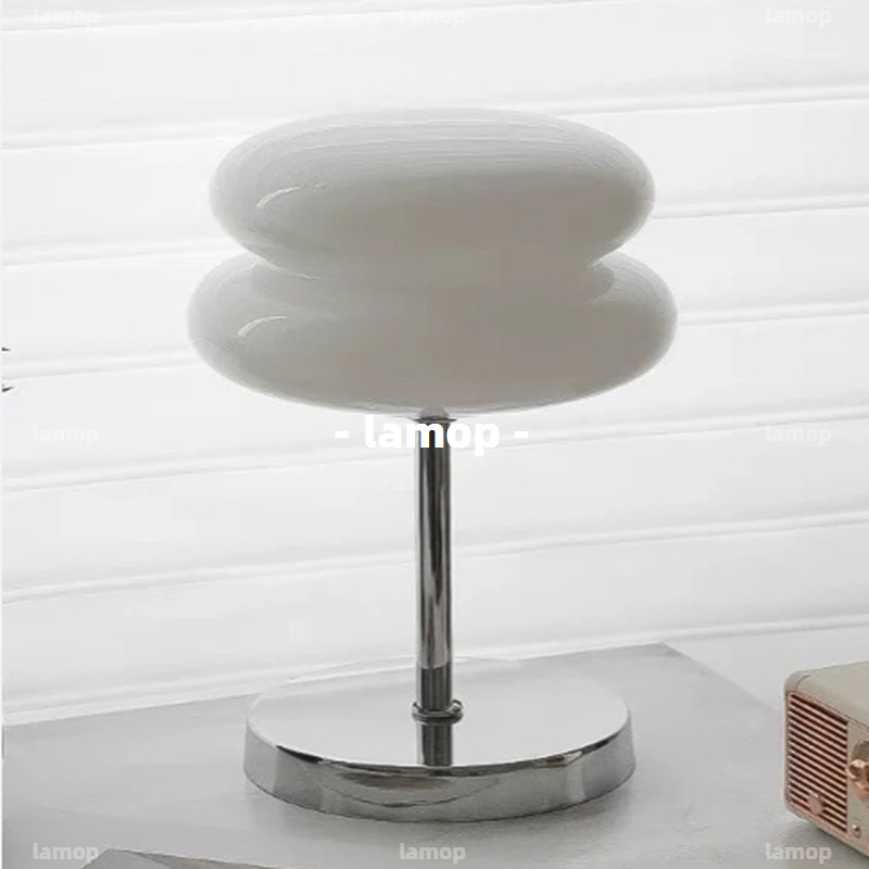 Lampu Meja Bauhaus Cream-Globe - Lighting Decor For Bedroom ulasan dan harga