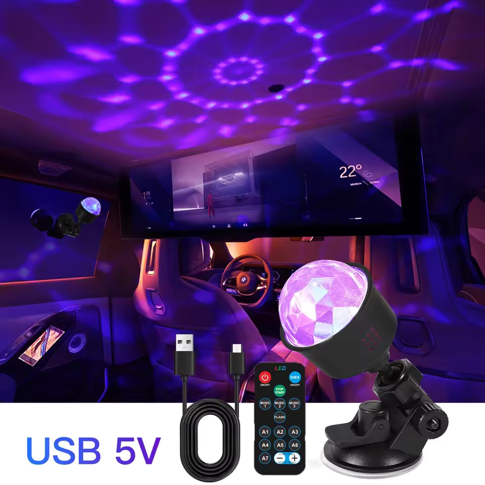 Lampu Bola Disko LED Aktif Sua - Lighting Effect Home Decor ulasan dan harga