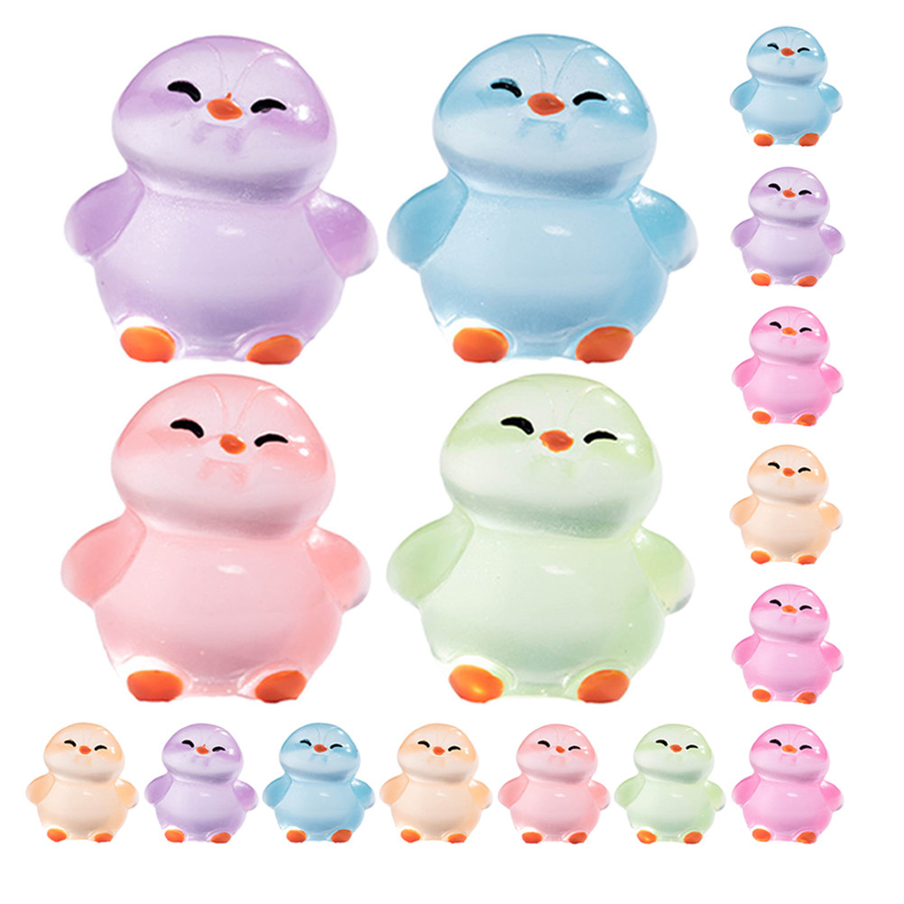 18Pcs Penguin Resin Bercahaya: - Lighting Decoration Ideas For Home ulasan dan harga