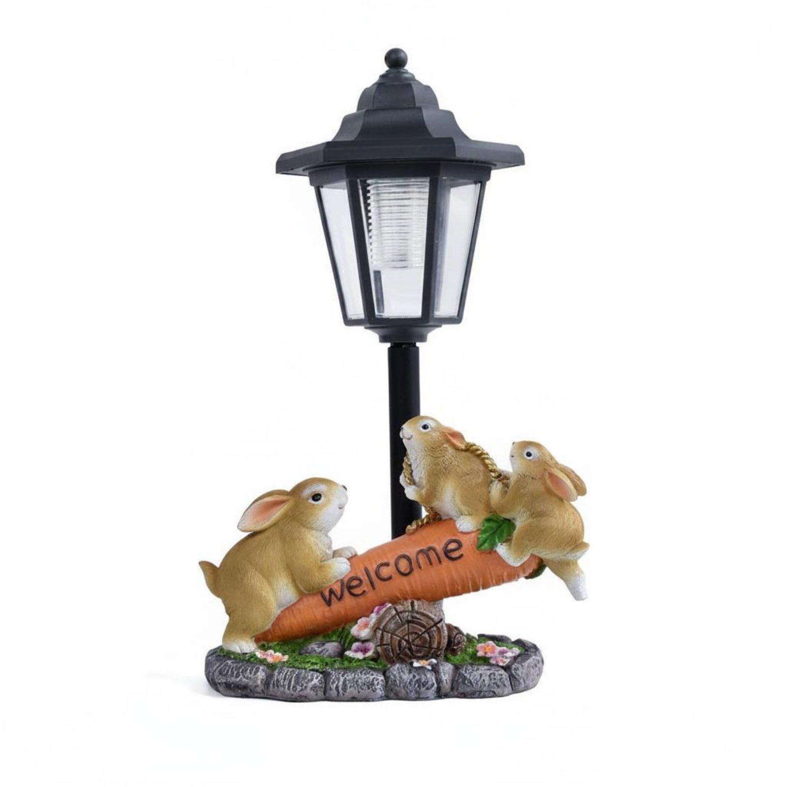 Patung Kelinci Tenaga Surya, L - Lighting Decor Ideas ulasan dan harga