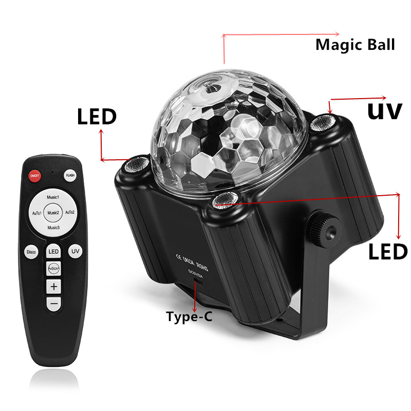 Lampu pesta Dj lampu bola disk - Lighting Effect Home Decor ulasan dan harga