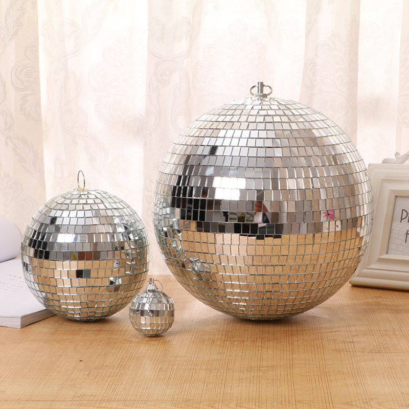 Bola Cermin Disko Bola Mengkil - Lighting Effect Home Decor ulasan dan harga