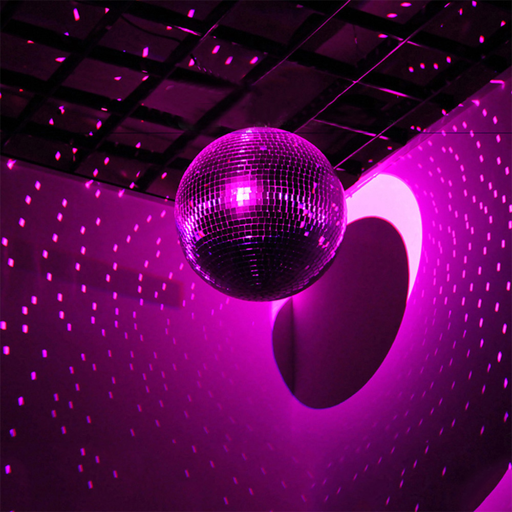 Bola Cermin Disko Bola Mengkil - Lighting Effect Home Decor ulasan dan harga