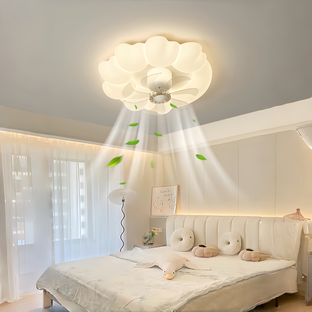 Kipas Angin Plafon Bentuk Bung - Decor Lighting Ceiling Fans ulasan dan harga