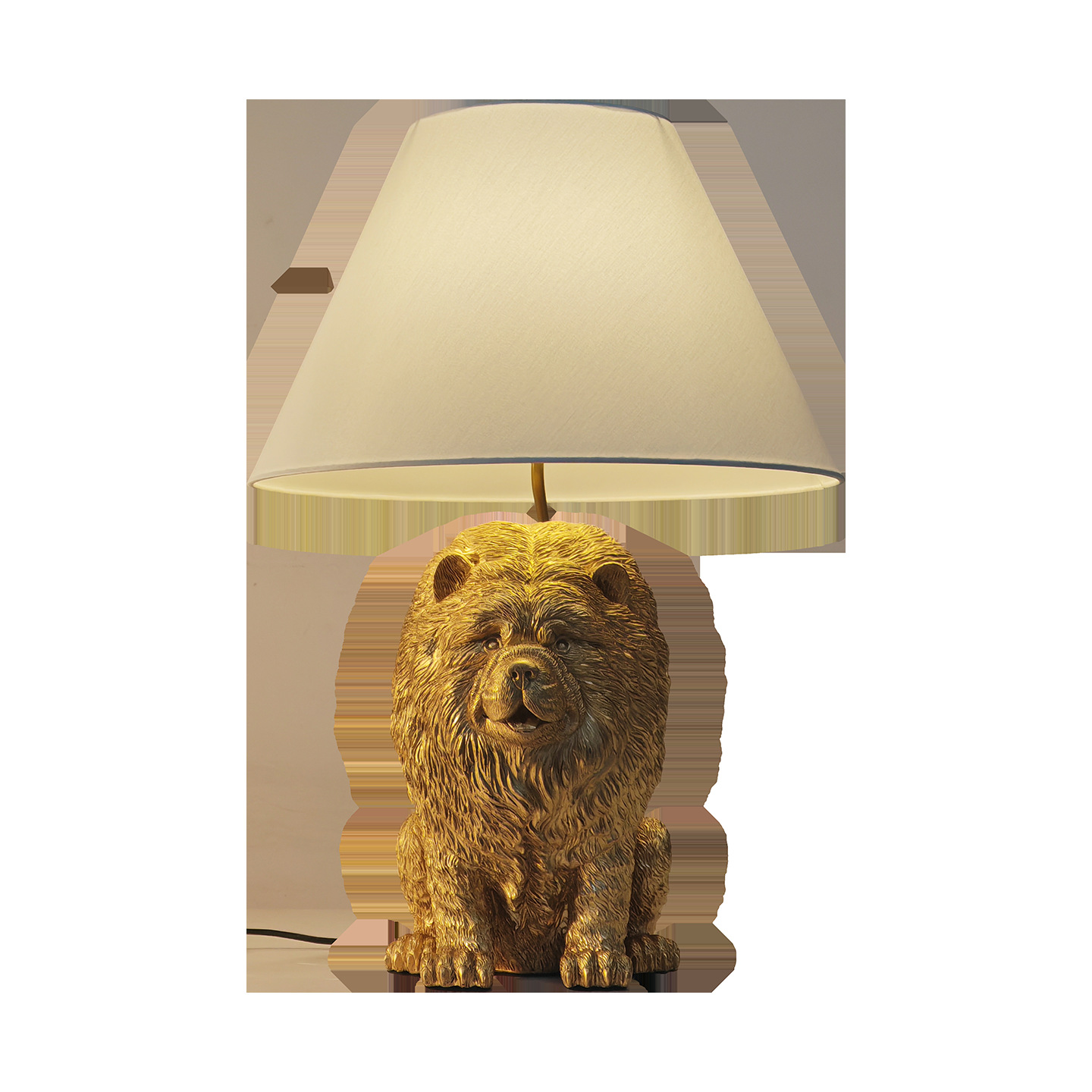 Lampu Meja Resin Hewan Chow Ch - Lighting Decor For Bedroom ulasan dan harga