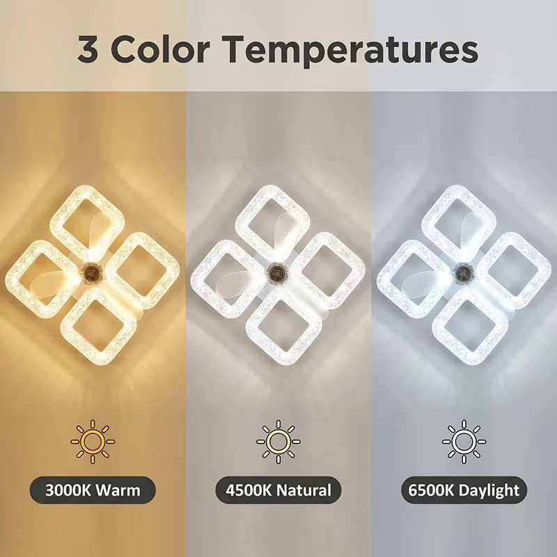 Lampu Kipas Plafon Dual Base E - Decor Lighting Ceiling Fans ulasan dan harga