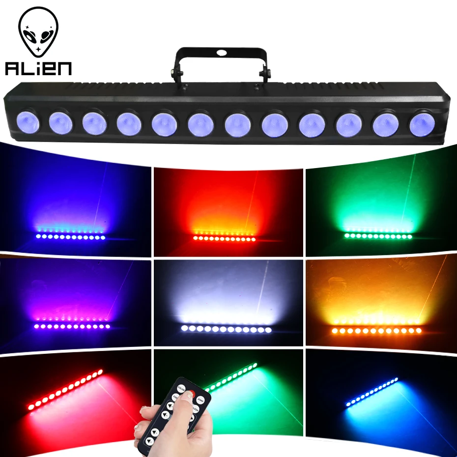 ALIEN 12 LED RGBW 4IN1 DMX lam - Lighting Effect Home Decor ulasan dan harga